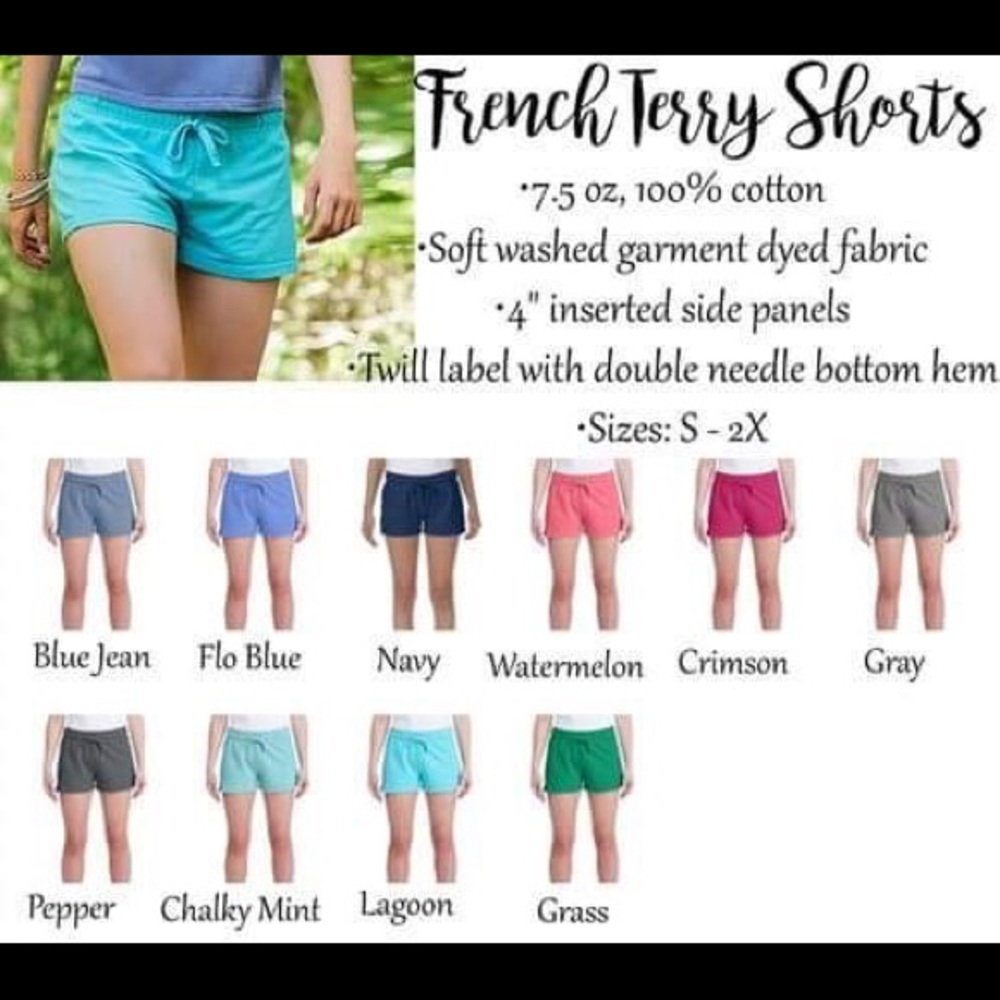 French Terry Cloth Shorts - Picture 2 of 2